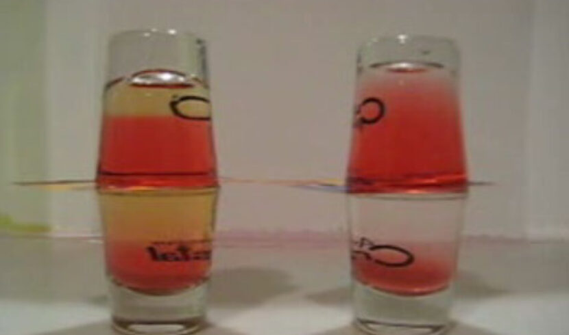 A Party Trick for the Watery Dense: How to Switch Alcohol and Water Between Two Cups