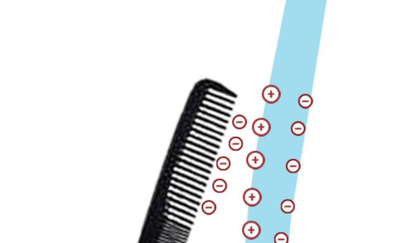 Bending Water with a Plastic Comb