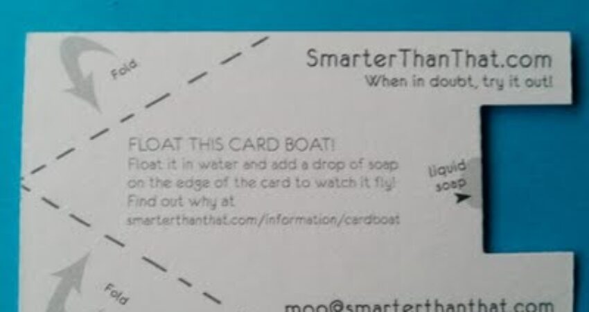 My Business Card Boat