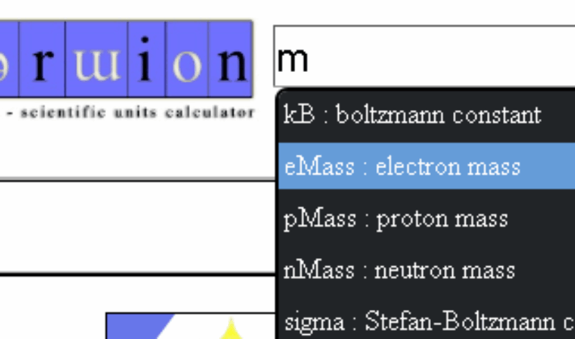 Fermion: A simple online physics calculator that helps you find your constants